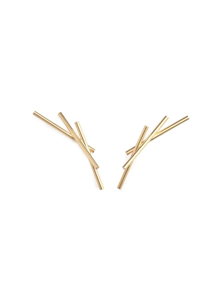 Ondřej Stára - náušnice pozlacené stick