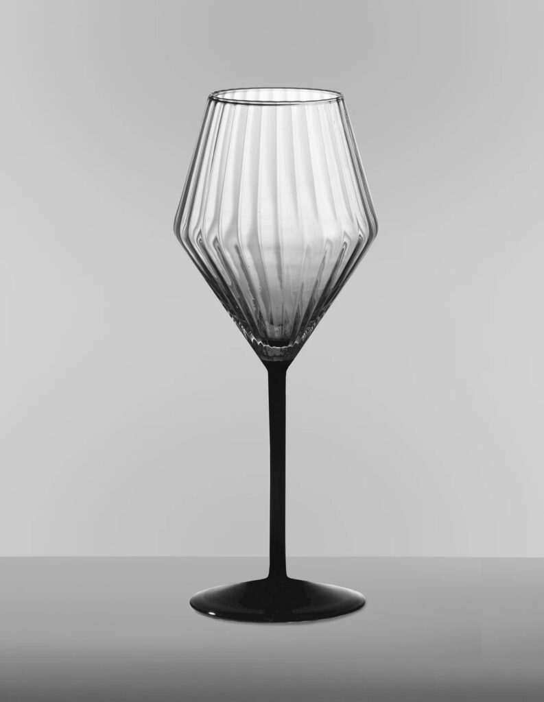 Sklenice Kuběna M, 350ml, černá noha