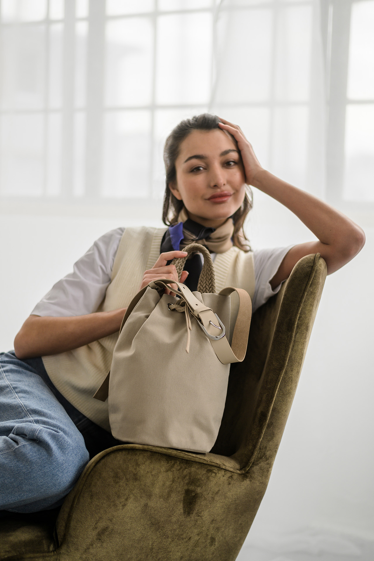 PBG - Bucket Bag S Sand