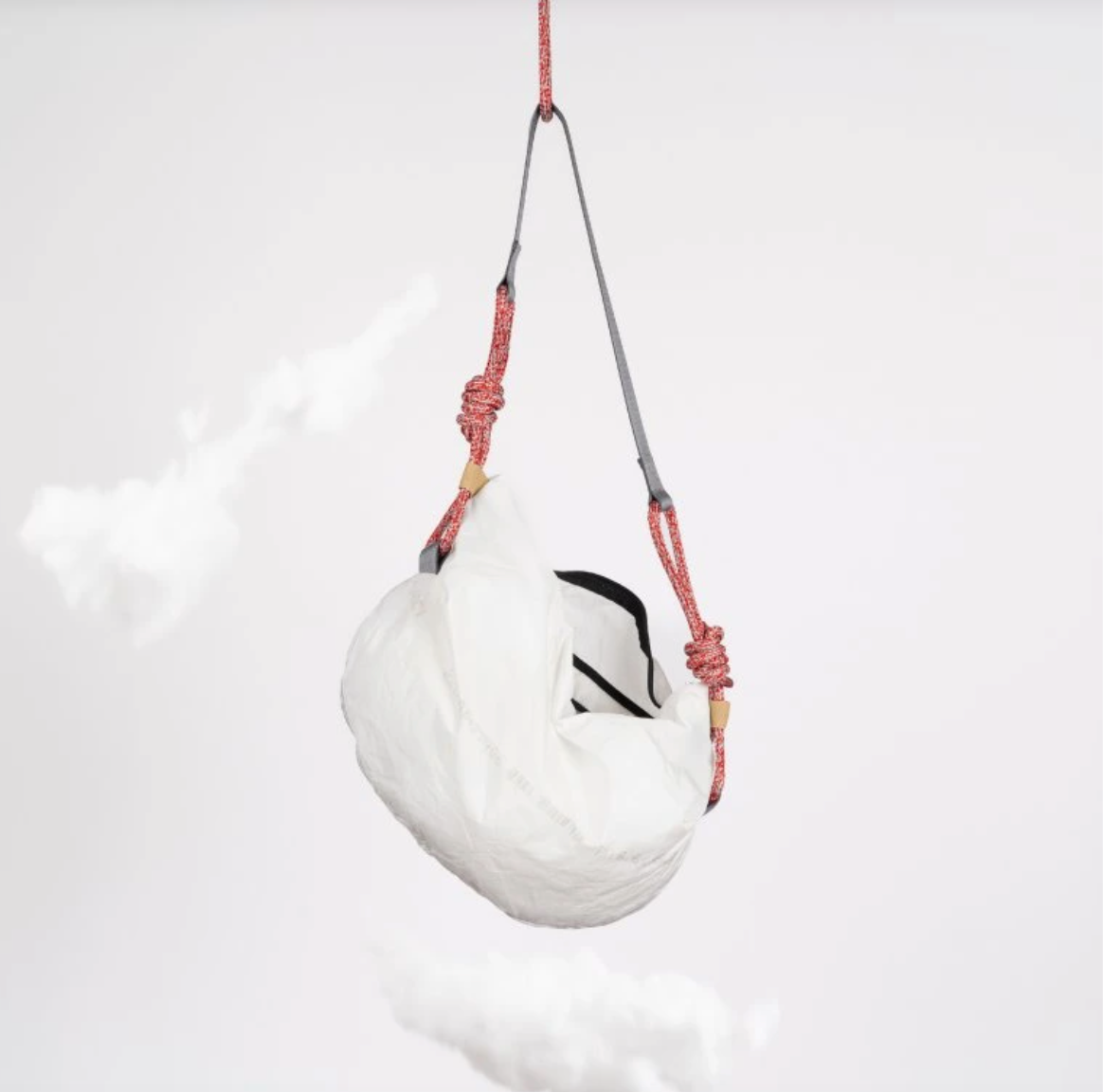 Airbobags - Taška Cloud bílá/červená