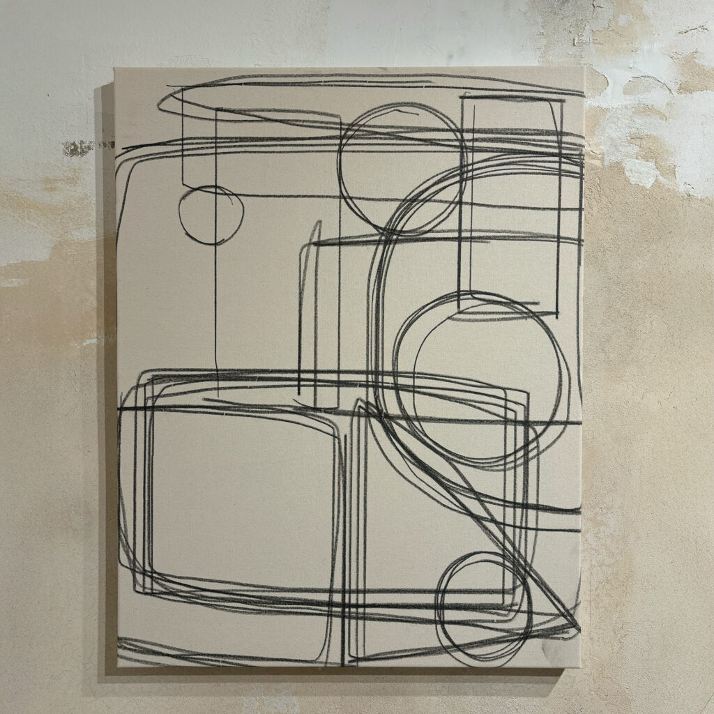 David Krňanský - Obraz grafit na plátně 70x90 (2)