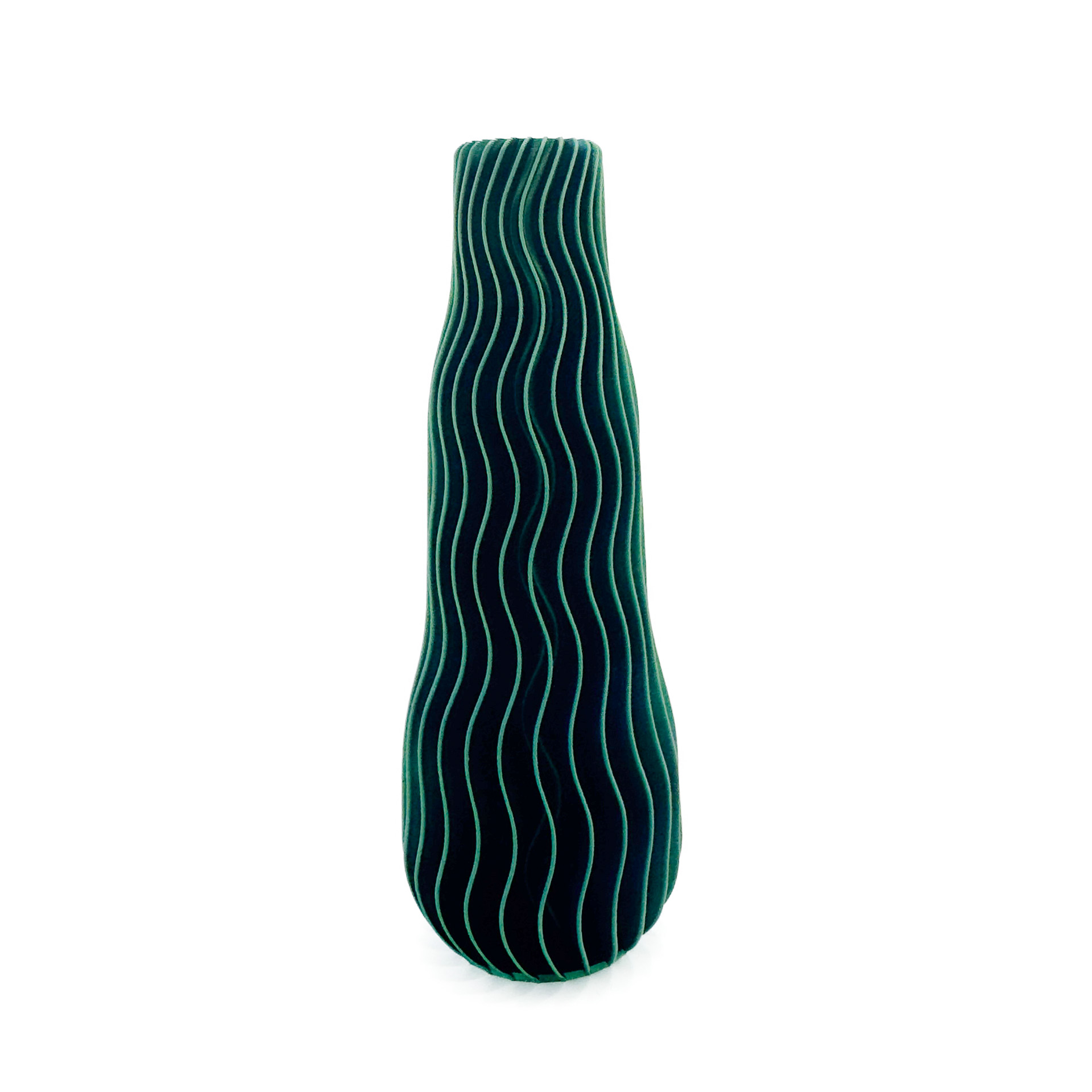 Žampach - Váza wave mini Blue green