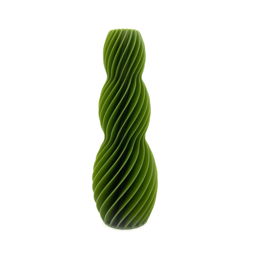 Žampach - Váza Spiral Mini Hunter green