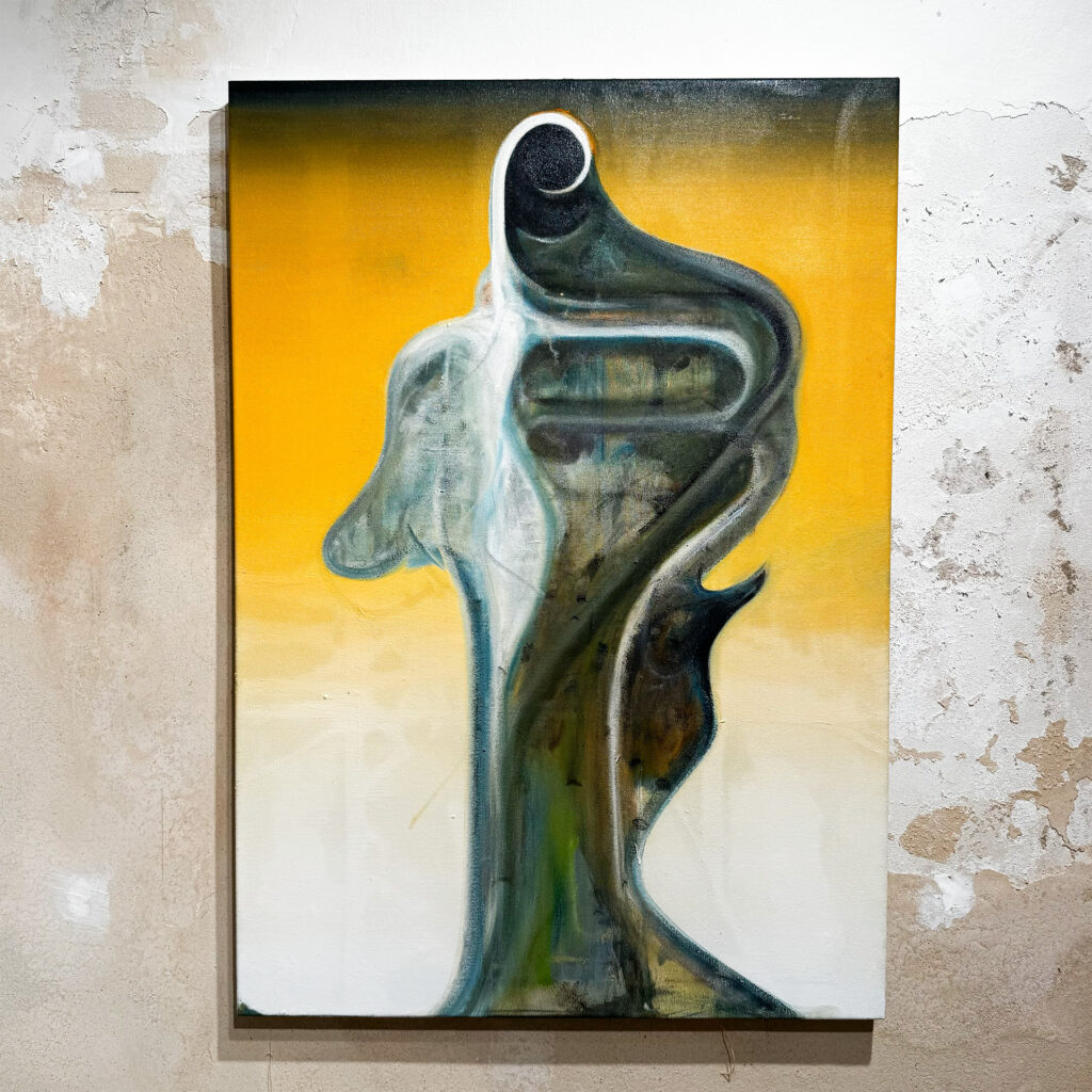 Lukáš Šmejkal - Obraz bez názvu, olej na plátně ,100 x 75 cm