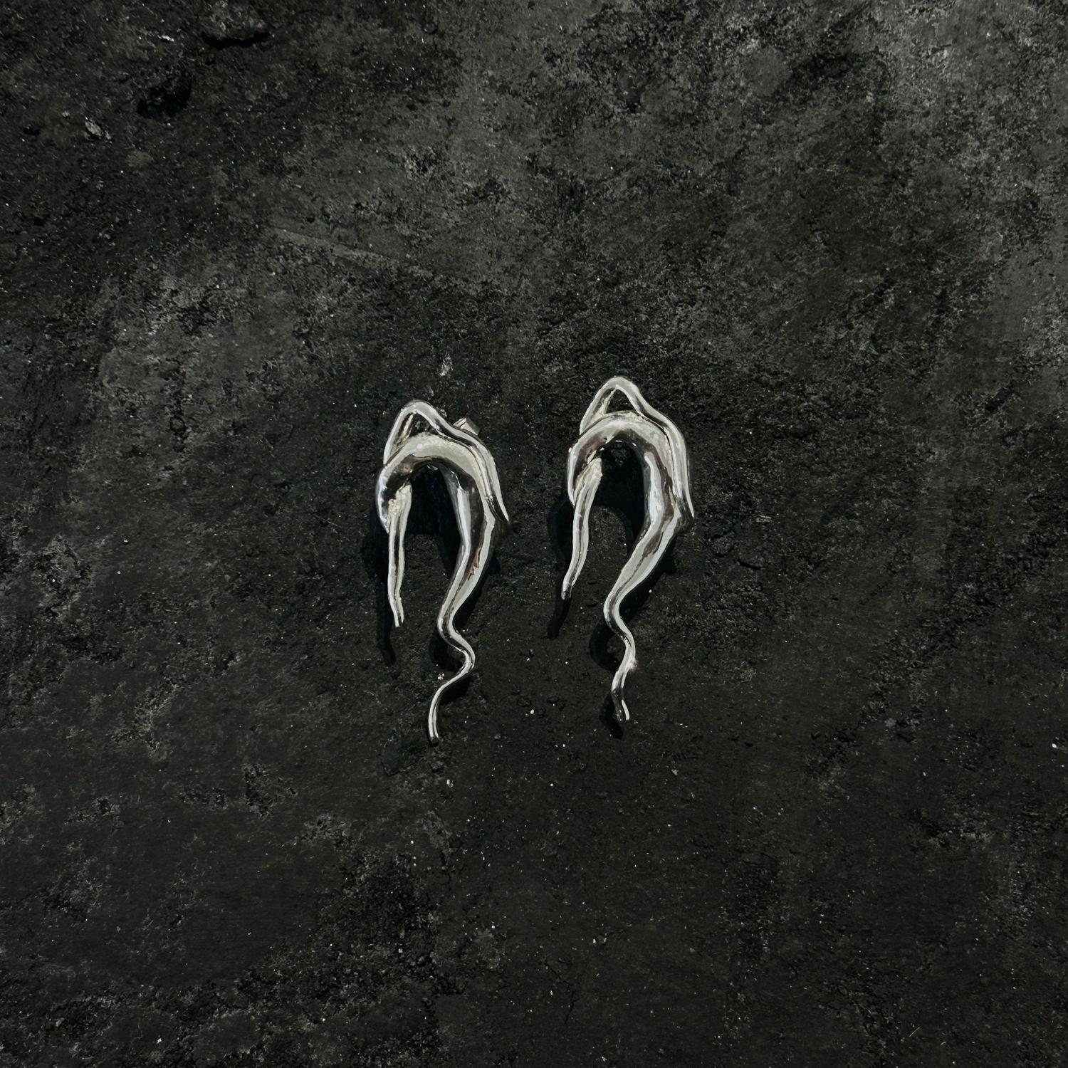 Magdalena Šťastníková - Náušnice TENDER TENDRILS 1