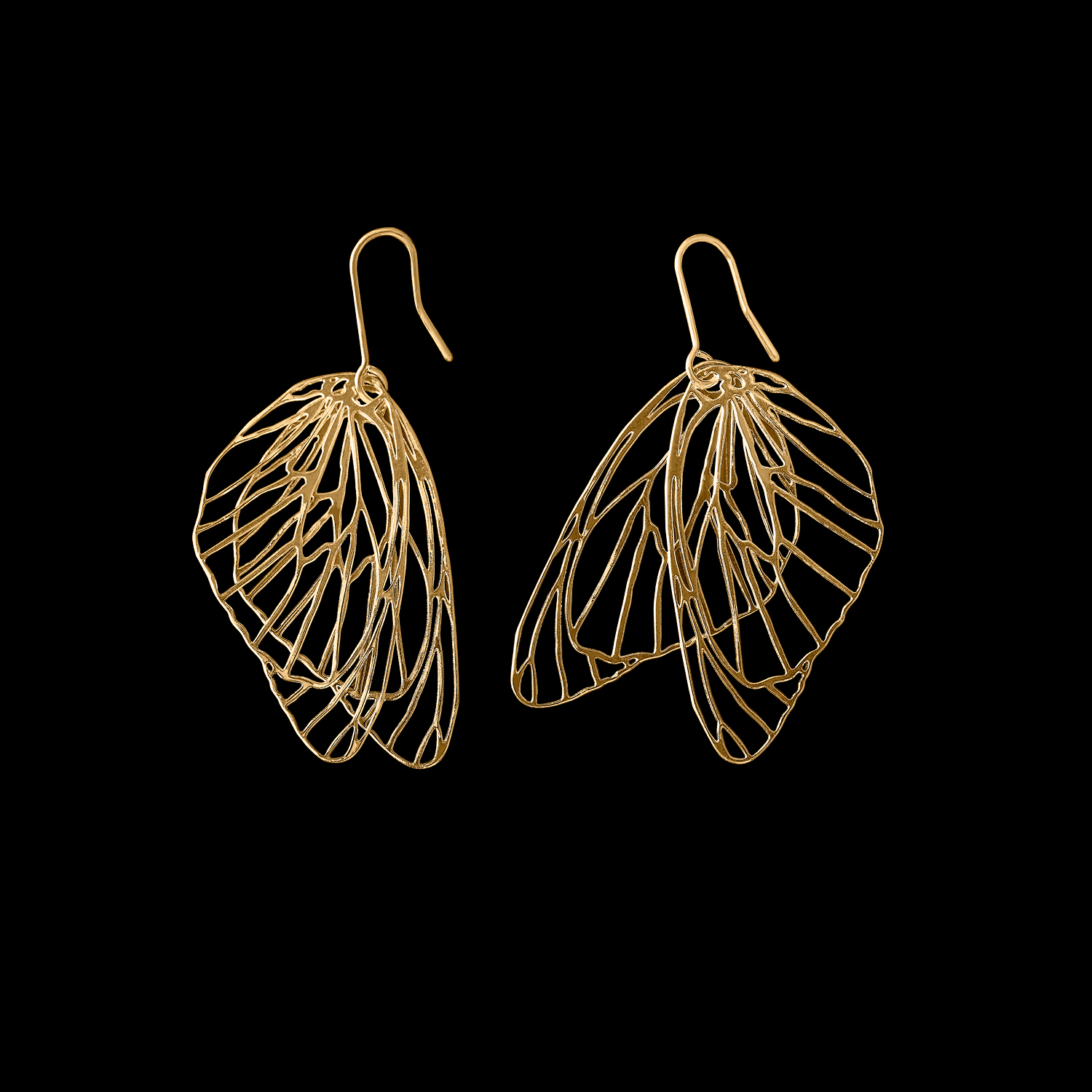 Michaela Gorcová - Náušnice Bělásek pozlacené