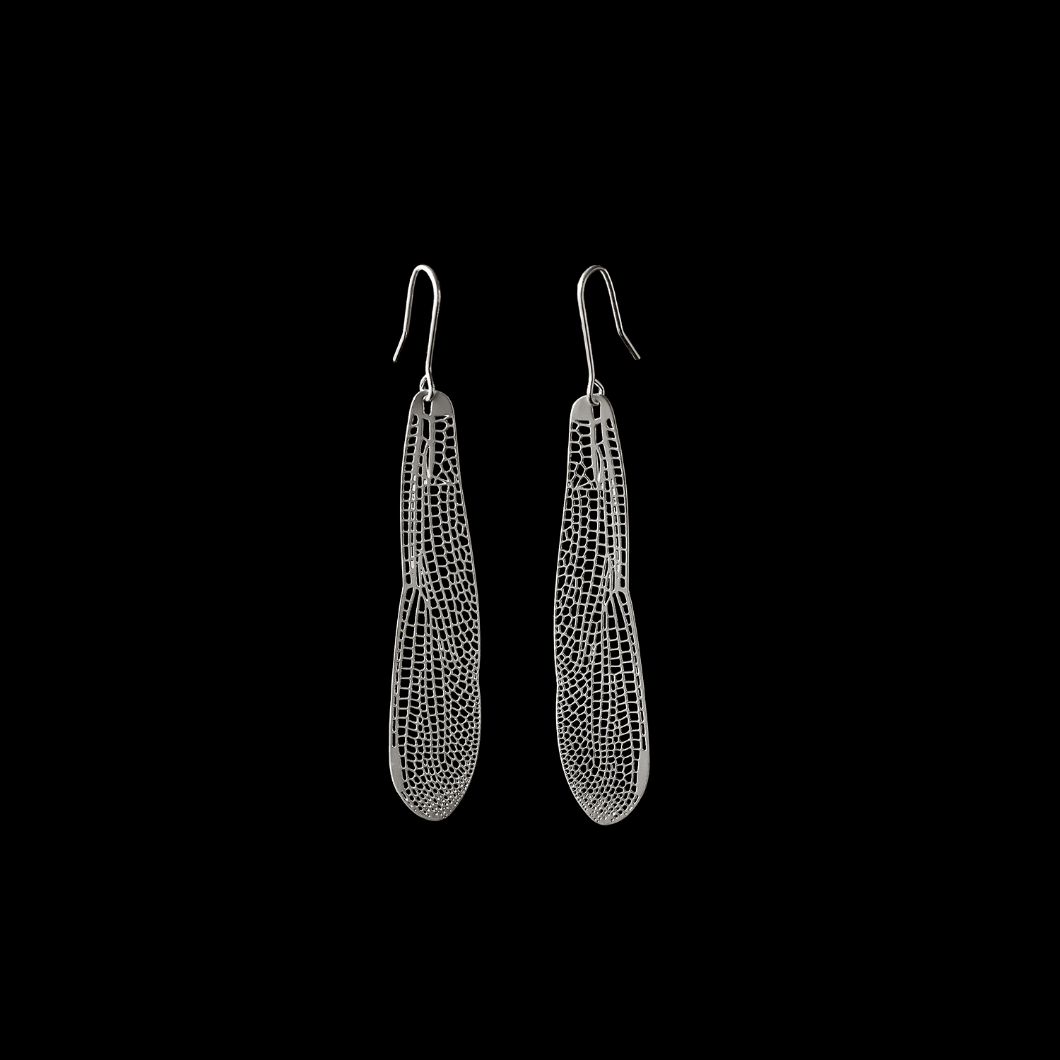 Michaela Gorcová - Náušnice Vážka postříbřené