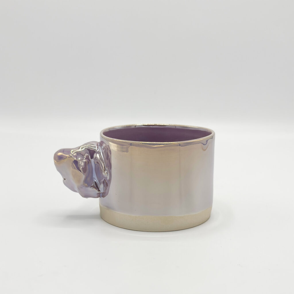 Roman Šedina - Hrneček cappucino fialovorůžový