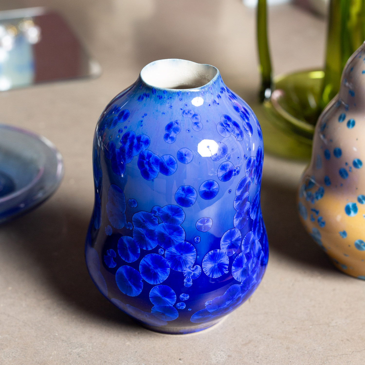 Plody Erlanu - Váza Silueta Mini Royal blue