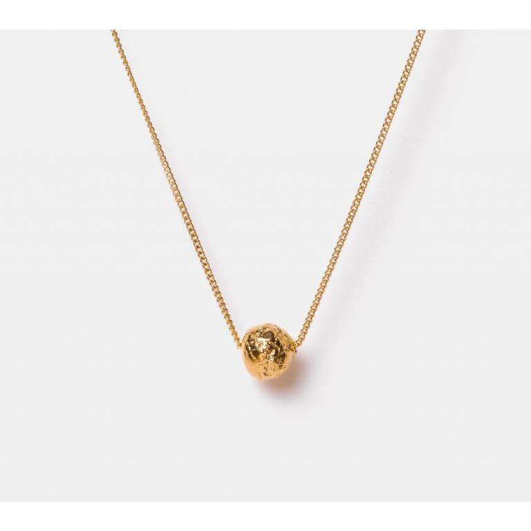 Lhotská Eliška - Řetízek Artefakt kulička (60cm) pozlacený