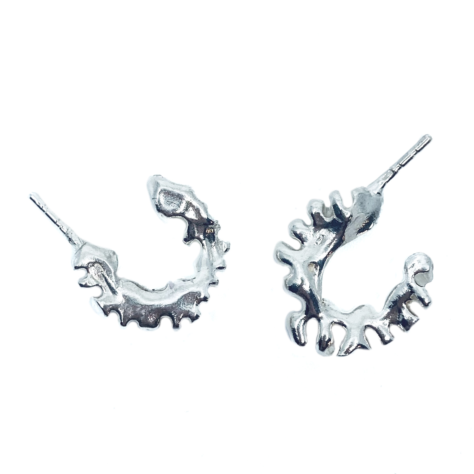 Anna Rusínová - Náušnice Seafoam hoops XS