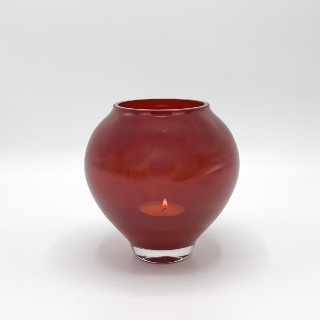 Byoungchan Yun - Moon Jar červený