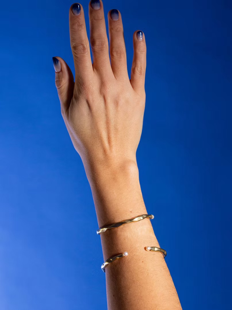 Dick Wolf - Náramek Scrab pozlacený