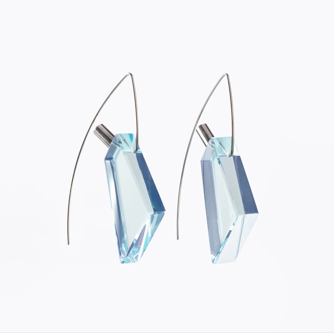 Kateřina Reich - Náušnice Architect soft blue