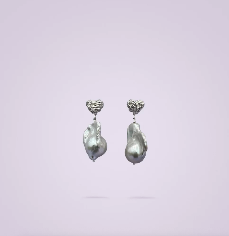 Blueberries - Náušnice Darling pearls