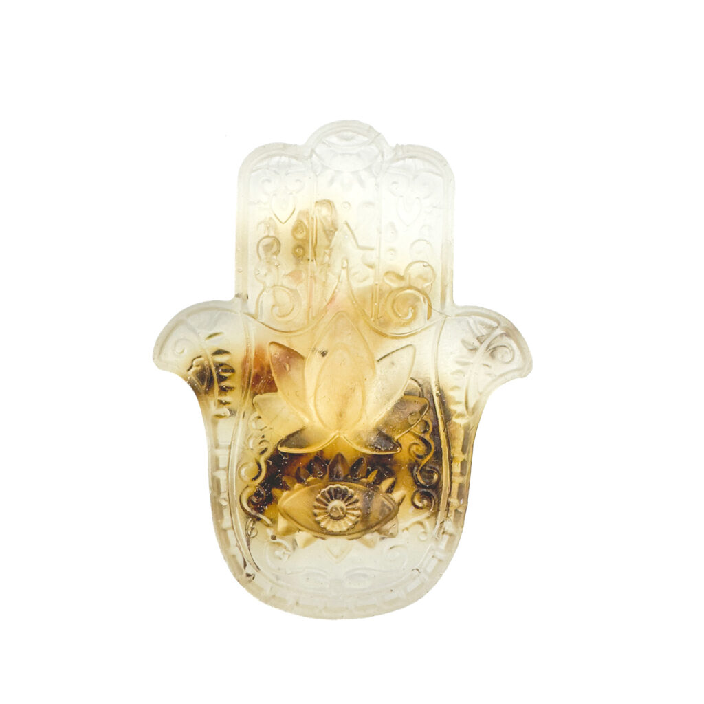 Kajas chaos -Mýdlo Hamsa s květinami