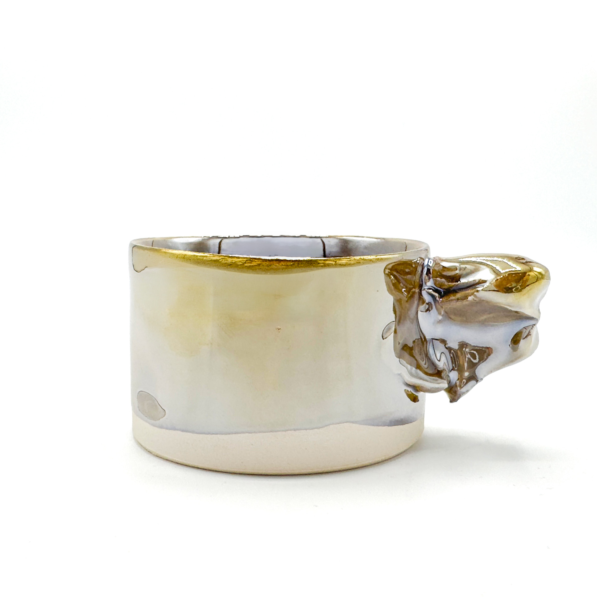 Roman Šedina - Hrneček cappuccino okrově perleťový