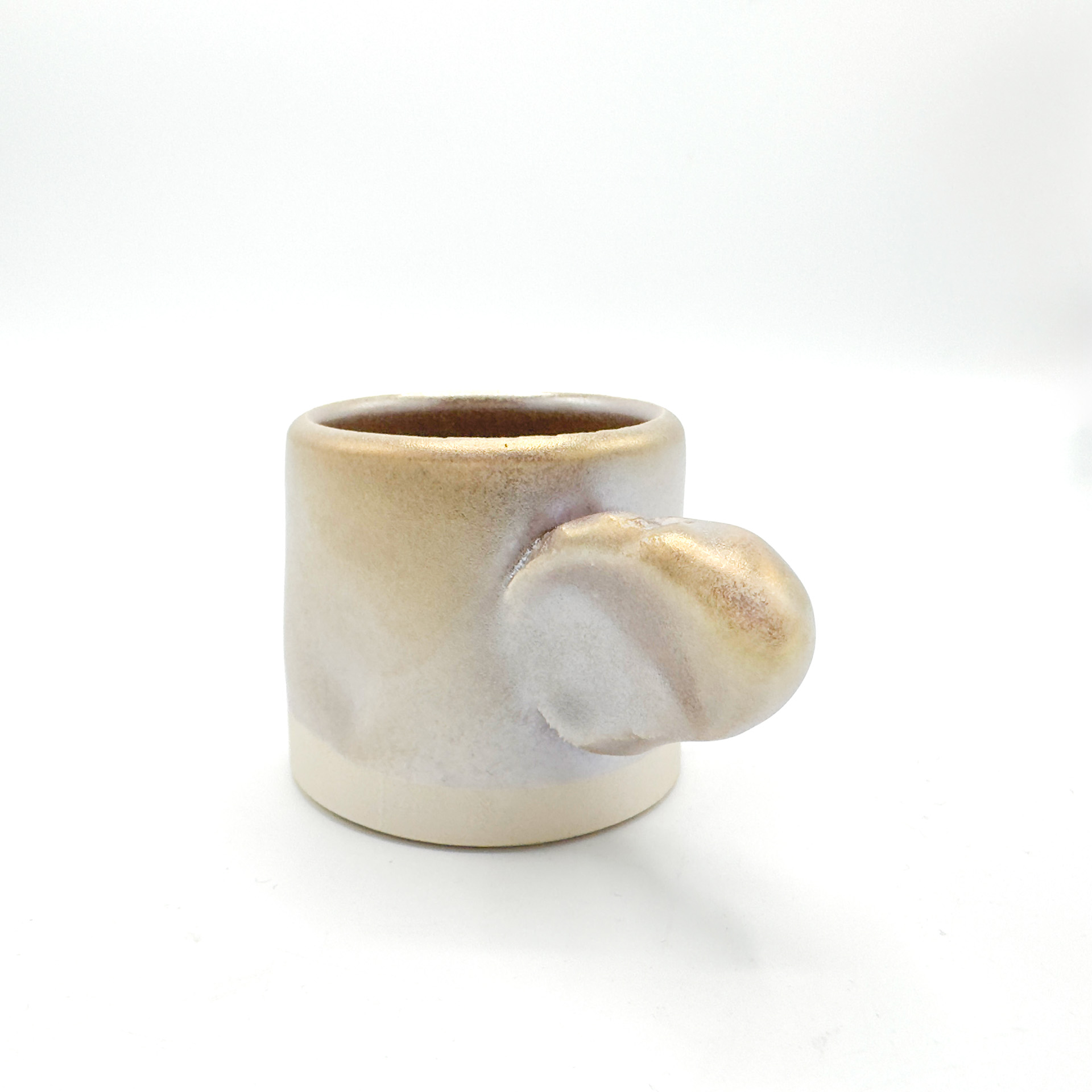 Roman Šedina - Hrneček espresso taupe matný