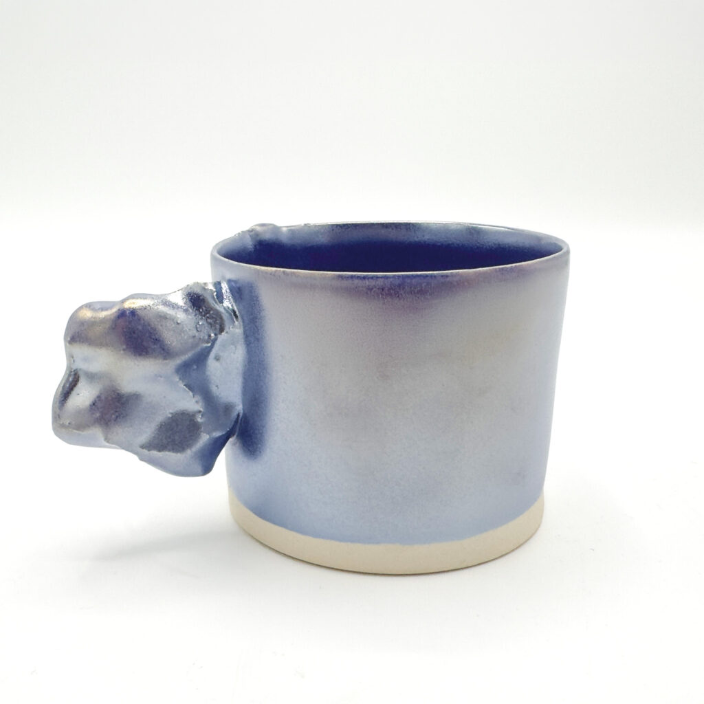 Roman Šedina - Hrneček cappuccino světle modrý matný