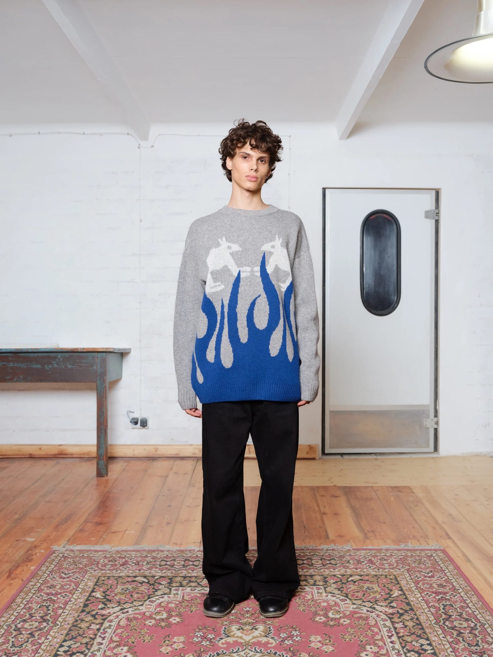 Baubas - Vlněný svetr BURNING BUNNIES vel. L-XL