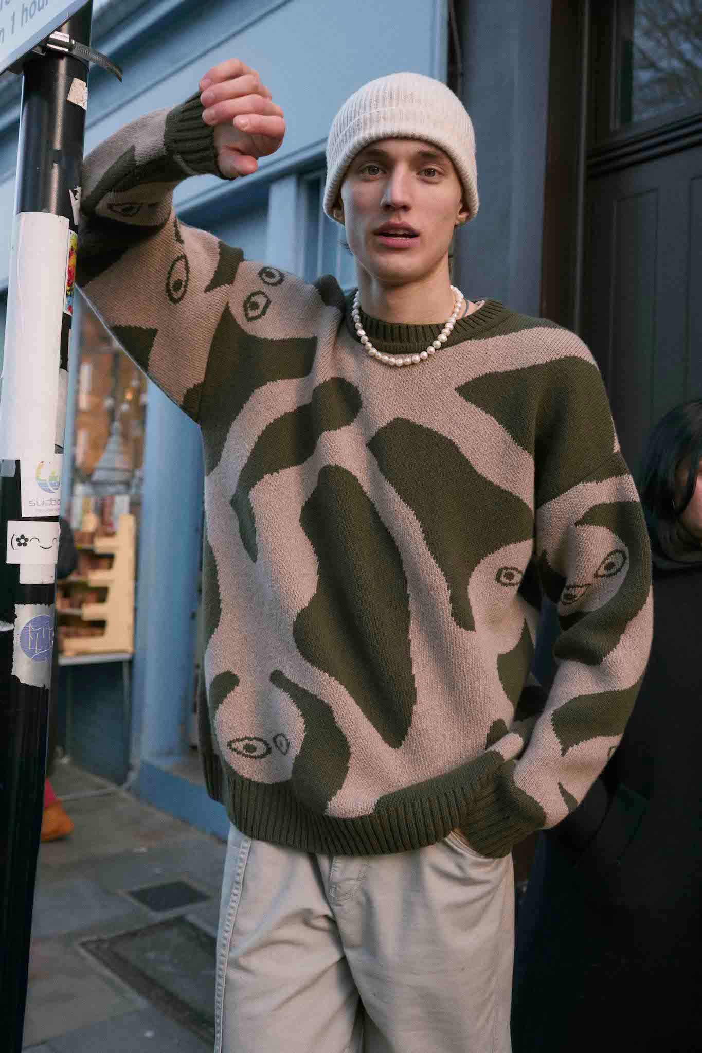 Baubas - Vlněný svetr SOCIAL NETWORK vel. S-M