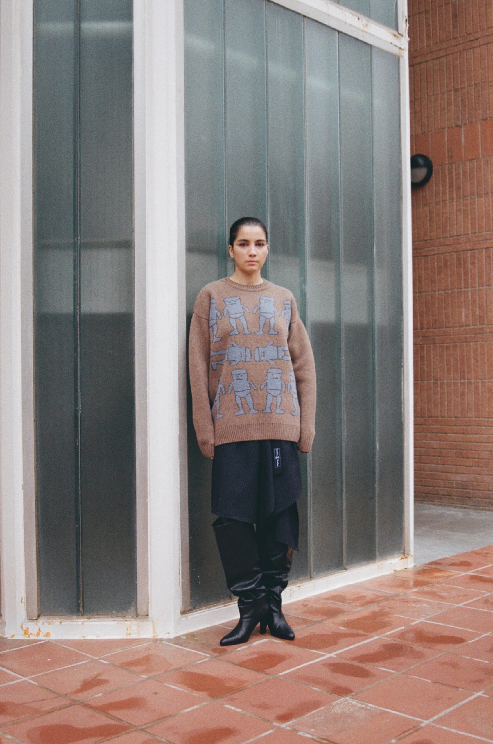 BAUBAS - Vlněný svetr AZTEC BABIES vel. S-M