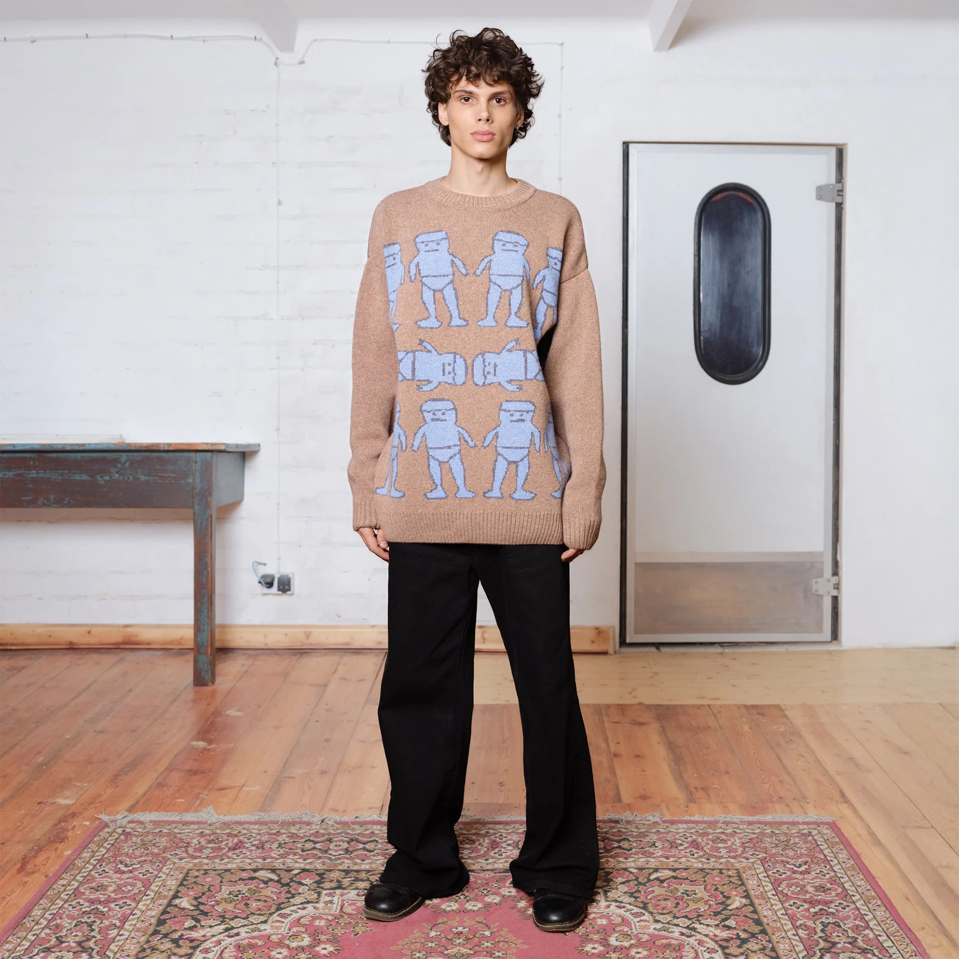 BAUBAS - Vlněný svetr AZTEC BABIES vel. S-M