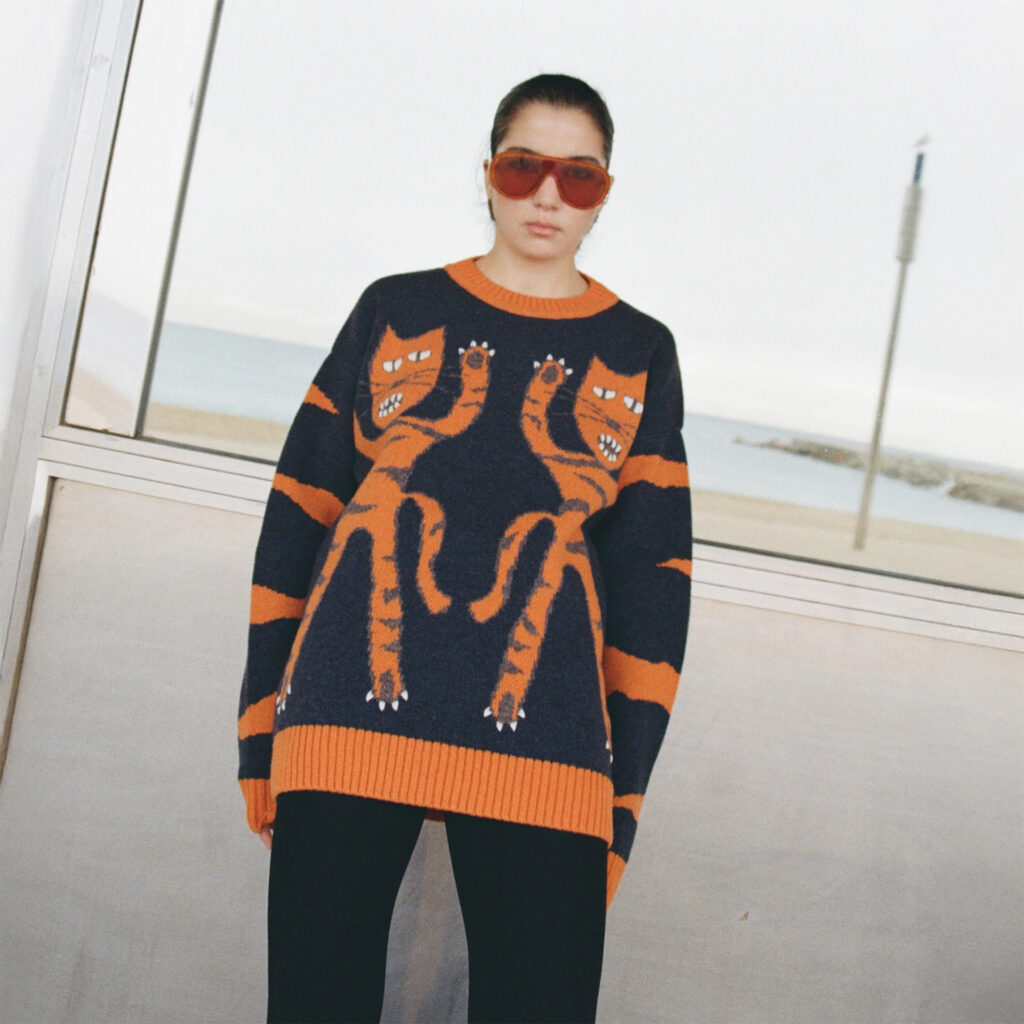 BAUBAS - Vlněný svetr KITTENS vel. L-XL