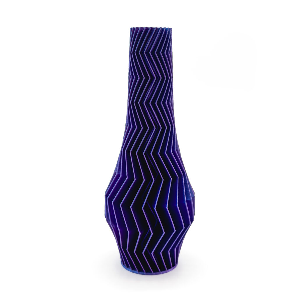 Martin Žampach - Váza Zigzag mini Magic Purple Blue