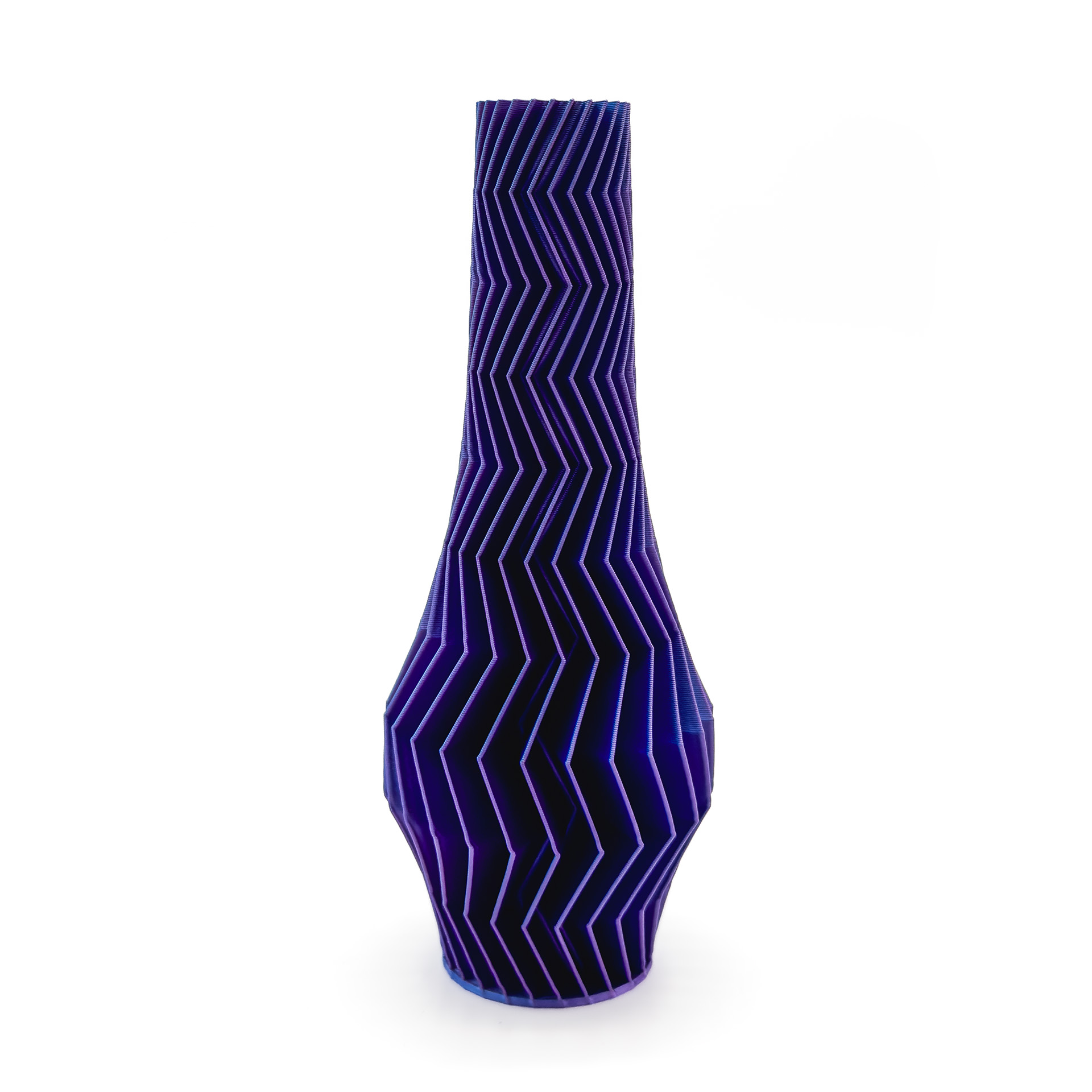 Martin Žampach - Váza Zigzag mini Magic Purple Blue