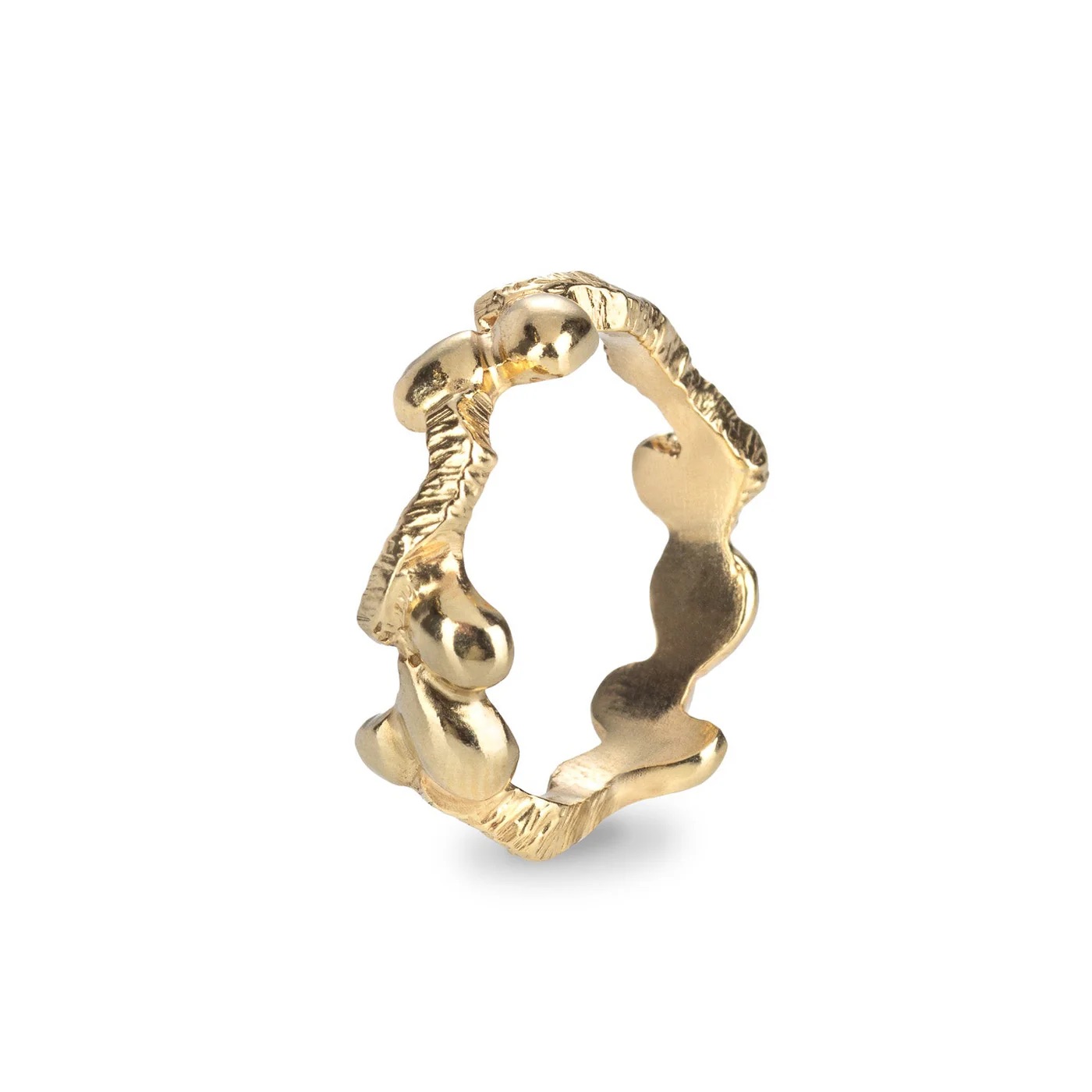 Anežka Juhová - Prsten KOMOREBI mini pozlacený