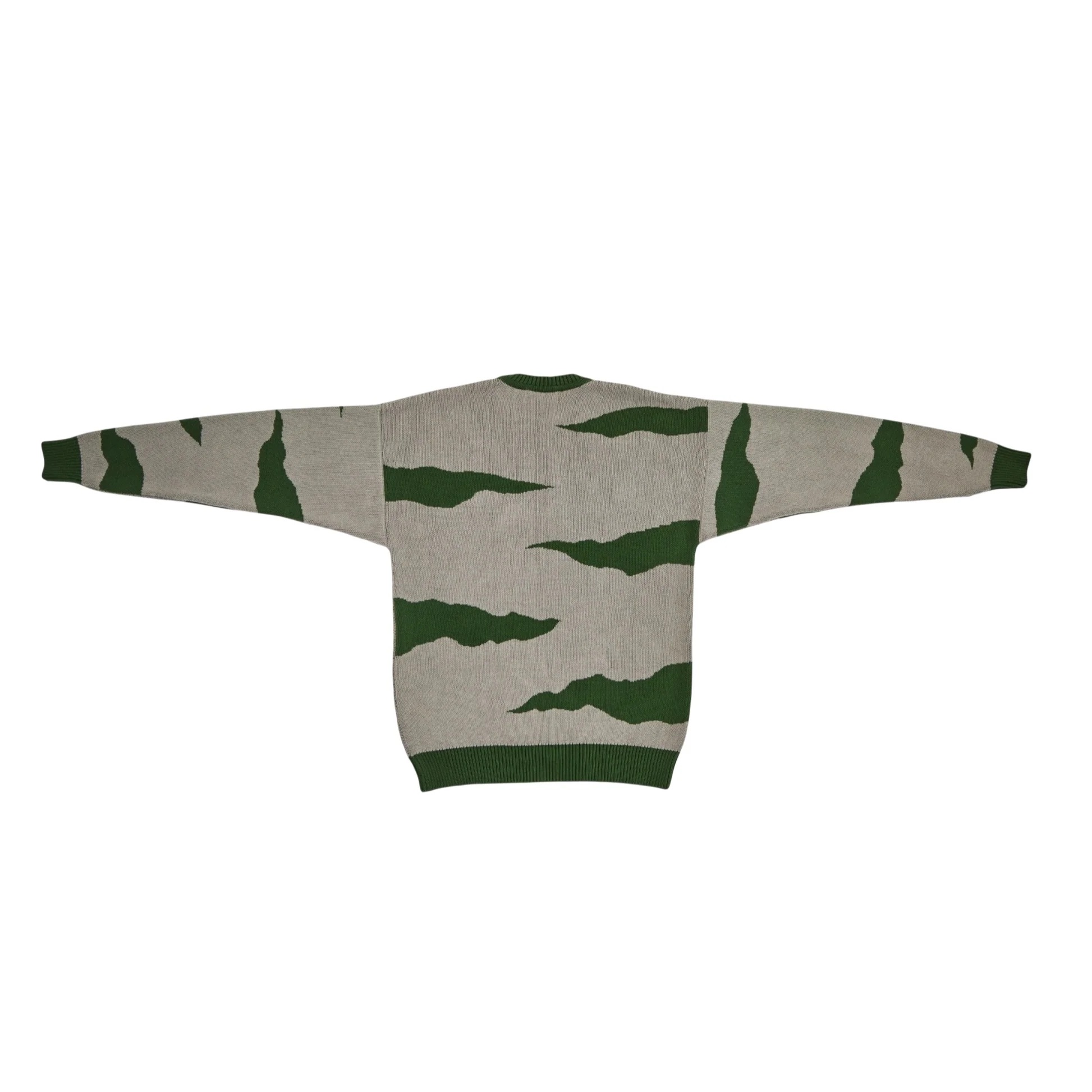 BAUBAS - BAUBAS - Bavlněný svetr ZELENÁ KOŤÁTKA vel. L-XL