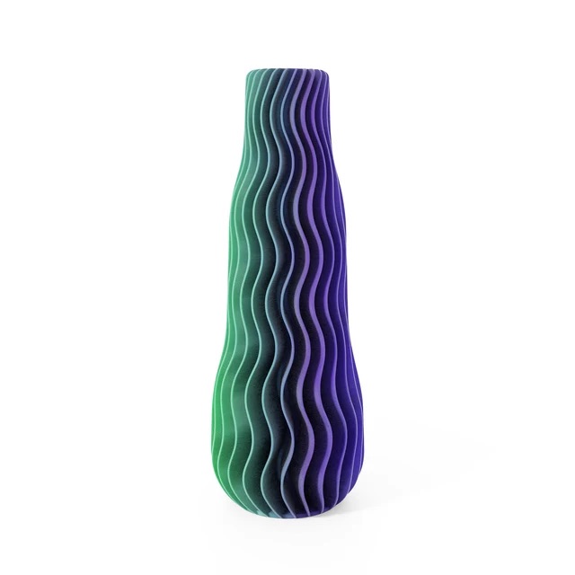 Martin Žampach - Váza Wave mini Magic Green Purple